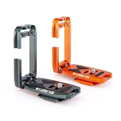 3 Legged Thing L-Brackets>Ellie PD Short – Universal L Bracket with Peak Design Base - Grey