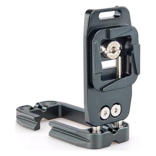 3 Legged Thing L-Brackets>Ellie PD Short – Universal L Bracket with Peak Design Base - Grey