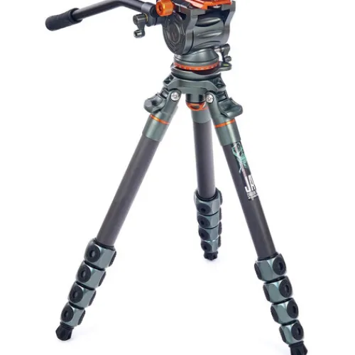 3 Legged Thing Tripods>Legends Jay 5 Section Carbon Tripod with Air Head Cine Standard