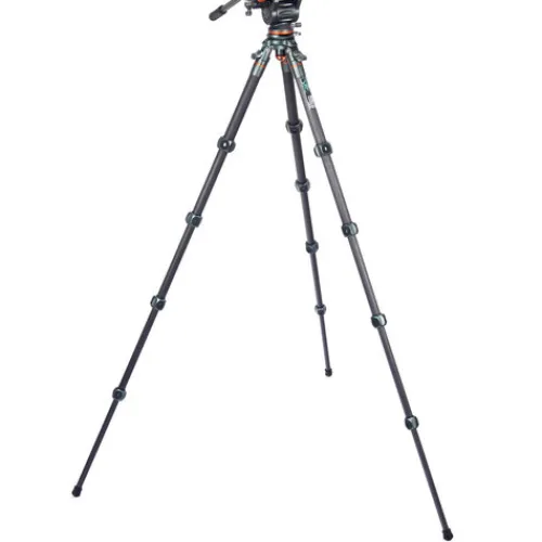 3 Legged Thing Tripods>Legends Jay 5 Section Carbon Tripod with Air Head Cine Standard