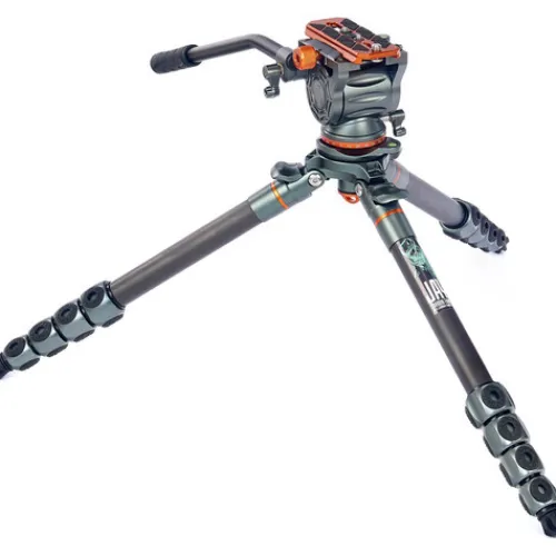 3 Legged Thing Tripods>Legends Jay 5 Section Carbon Tripod with Air Head Cine Standard