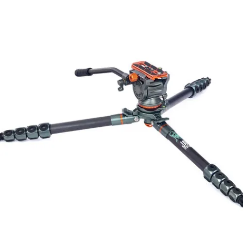 3 Legged Thing Tripods>Legends Jay 5 Section Carbon Tripod with Air Head Cine Standard