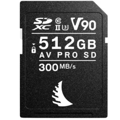 AngelBird Sd Memory Cards>AV Pro 512GB SDXC UHS-II 300MB/s Memory Card - V90