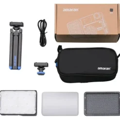 Aputure Studio Lighting Kits|Video & Led Lighting>Amaran Ace 25c Charcoal RGB LED Light Kit