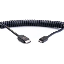 Atomos Video Monitors & Accessories>AtomFlex Mini HDMI to HDMI Coiled Cable 40cm-80cm
