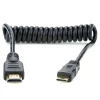 Atomos Video Monitors & Accessories>HDMI A to HDMI Mini C Coiled Cable 30-45cm
