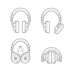 audio-technica Headphones><noscript><img width=