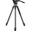 Benro Video Tripods>C373F, Carbon Fibre, Single Tube Video Tripod Kit with S8PRO Fluid Video Head
