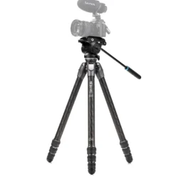 Benro Video Tripods>Tortoise 34CLV with S4PRO Head, Carbon Fibre, Video Tripod Kit