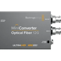 Blackmagic Streaming & Capture Devices>Design Mini Converter Optical Fiber 12G-SDI