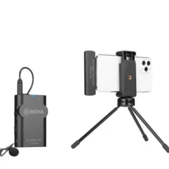 Boya Smartphone Audio|Wireless Audio>BY-WM4 Pro-K3, 2.4GHz Wireless Microphone Kit for iOS 1+1