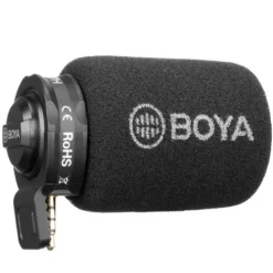 Boya Smartphone Audio|Microphones>Smartphone Microphone BY-A7H with 3.5mm TRRS