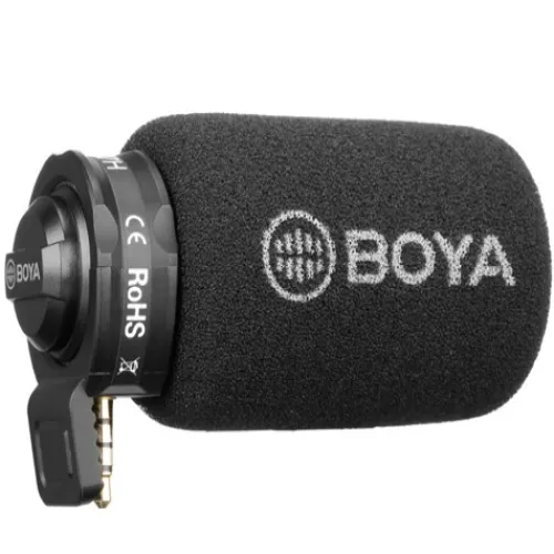 Boya Smartphone Audio|Microphones>Smartphone Microphone BY-A7H with 3.5mm TRRS