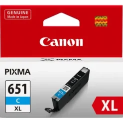 Canon Ink>CLI-651XLC Extra Large Cyan Ink Tank