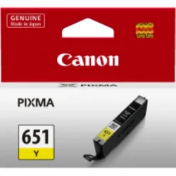 Canon Ink>CLI-651XLY Extra Large Yellow Ink Tank