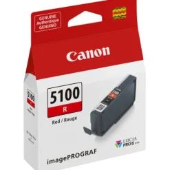 Canon Ink>PFI-5100 LUCIA PRO II Red Ink Tank
