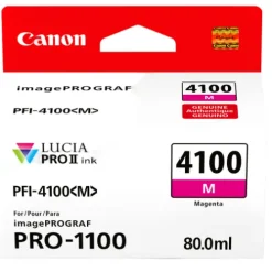 Canon Ink>PFI-4100 Magenta Pigment Ink Tank - 80mL