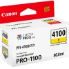 Canon Ink>PFI-4100 Yellow Pigment Ink Tank - 80mL