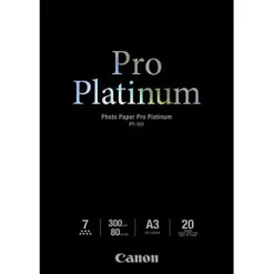Canon Paper>Photo Paper Pro Platinum A3 20pk #PT-101A3-20