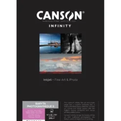 Canson Paper>Infinity Baryta Photographique II 310gsm A3+ x 25 Sheets