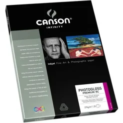 Canson Paper>Infinity PhotoGloss Premium RC 270gsm - A3-25 Sheets