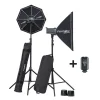 Elinchrom Strobe Lights|Studio Lighting Kits>D-Lite RX 4 Softbox To Go – Twin Strobe Kit