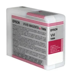 Epson Ink>UltraChrome K3 Ink Cartridge Vivid Magenta 80ml for 3880 #T580A