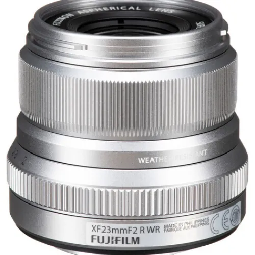 Fujifilm Fujifilm X-Mount>XF 23mm f/2 R WR Lens - Silver
