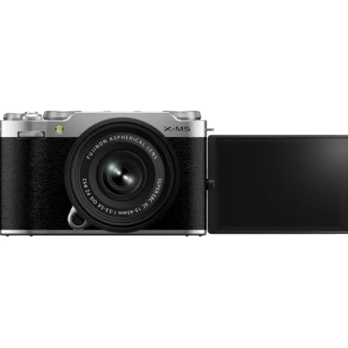 Fujifilm Mirrorless Cameras>X-M5 with XC 15-45mm Kit - Silver