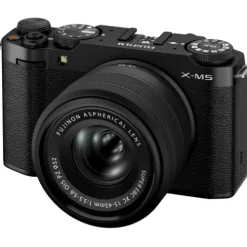 Fujifilm Mirrorless Cameras>X-M5 with XC 15-45mm Video Bundle - Black