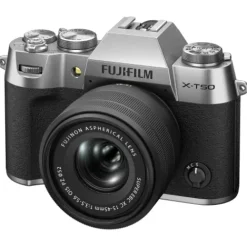 Fujifilm Mirrorless Cameras>X-T50 with XC 15-45mm Lens - Silver