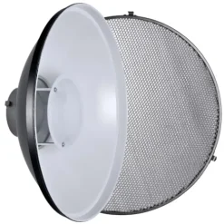 Godox Reflectors, Softboxes & Umbrellas>Beauty Dish White 42cm S Type + Grid + Sock