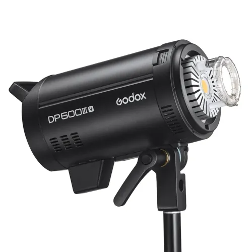 Godox Studio Lighting Kits>DP600III-V Pro Studio Flash with LED Modeling Lamp - 600Ws, 2-Light Kit