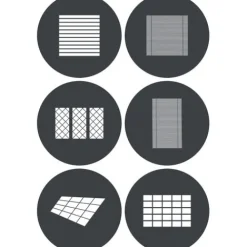 Godox Flash Diffusers & Modifiers>GP-GS4 Gobo Set for MG1200Bi Spotlight Mount