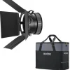 Godox Flash Diffusers & Modifiers>MG1200Bi Fresnel & Barndoor Kit Inc Case