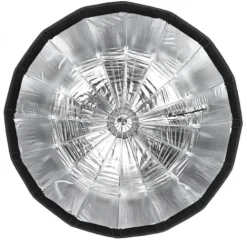 Godox Reflectors, Softboxes & Umbrellas>Parabolic Silver Octa Umbrella Softbox 65cm