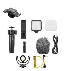 Godox Studio Lighting Kits>Vlogging Kit Inc S/Phone Clip & TRRS Cable