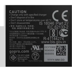 GoPro Camera Batteries>Enduro Rechargeable Li-Ion Battery for HERO11/10/9 Black