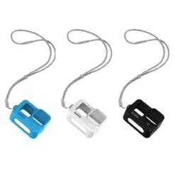 GoPro Camera Covers|Action Camera Accessories>Sleeve and Lanyard for Hero 9 - Blue