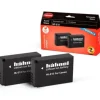 Hahnel Camera Batteries>Digital Still Battery HL-E12 Twin Pack for Canon 850mAh 7.2V
