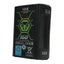 IDX V-Mount Batteries>CUE-J150 143Wh Li-ion V-Mount Battery with 1x D-Tap