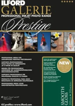 Ilford Paper>Galerie Smooth Gloss Inkjet Paper A4 100 sheets
