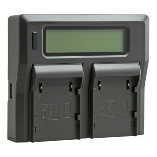 Jupio Battery Chargers & Plates>Dedicated Duo Charger with LCD for Canon BP-A30/BP-A60 Batteries
