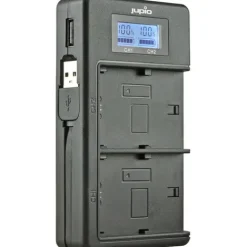 Jupio Battery Chargers & Plates>Dedicated Duo USB Charger with LCD for Nikon EN-EL15A Batteries