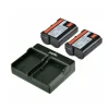 Jupio Battery Chargers & Plates|Camera Batteries>EN-EL15 Rechargeable Dual Charger Kit for Nikon