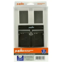 Jupio Battery Chargers & Plates|Camera Batteries>Olympus PS-BLN1 Dual Charger Kit