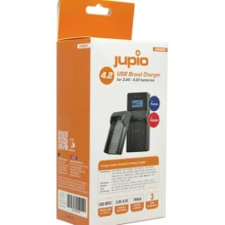 Jupio Battery Chargers & Plates>USB Charger Kit for Select FUJIFILM, Nikon, Olympus, Panasonic, Pentax, and Samsung Batteries