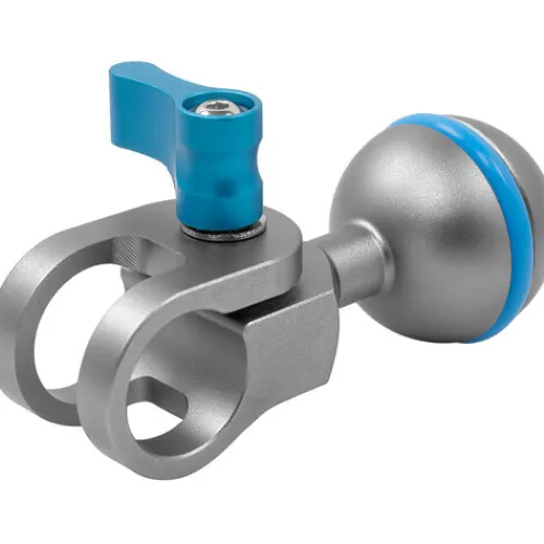 Kondor Blue Camera Cages & Rigs>Ball Head to 15mm Rod Clamp for Magic Arms - Space Grey