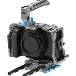 Kondor Blue Camera Cages & Rigs>Blackmagic Pocket 6K Pro Base Rig - Space Grey