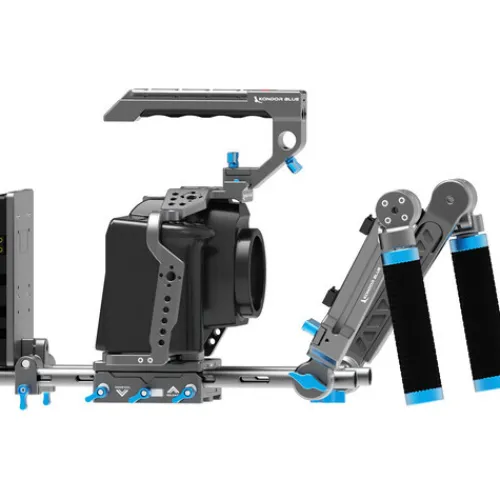 Kondor Blue Camera Cages & Rigs>Blackmagic Pocket 6K Pro Ultimate Rig - Black